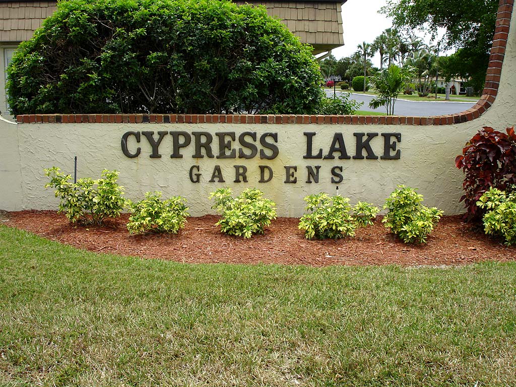 Cypress Lake Gardens Signage